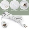 JACKYLED Extension Hanging Lantern Cord Cable UL 12Ft E26 E27