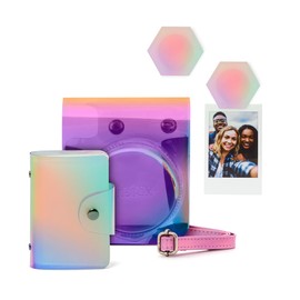 instax Mini 12 Iridescent Accessory Kit, Inhalt: Tasche, Fotoalbum, Kühlschrankmagneten