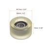 HARFINGTON PU Pulley Roller Bearing 8x24x7mm Polyurethane Coated Guide Wheel