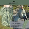 Down Camping Blanket with Footbox - Packable Warm Puffy Ultralight
