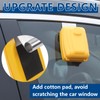 Piclafe Car Window Punch Button Lock Box, Yellow Portable Car