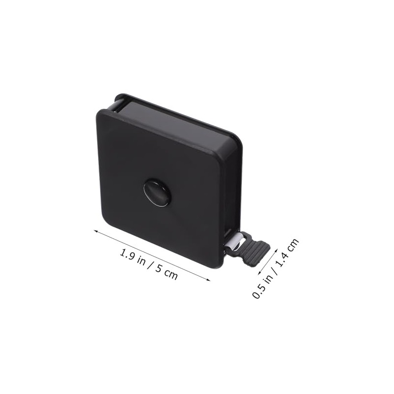 MAGICLULU 2 Cintas Métricas Cuadradas Portátiles de 2 M, Mini