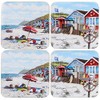 The Leonardo Collection Sandy Bay Seaside Beach Scene Set Of