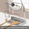 Puliyunxiang Pot Lid Holder While Cooking, 304 Stainless Steel Pot