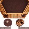 Vamslove Shut The Box Dice Game Wooden Board (L15 x