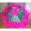 New Orleans Pink and Green Sorority Second Line Umbrella- Dark