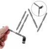Bestgle 5 Pieces 100 mm Double Head Long Phillips Screwdriver