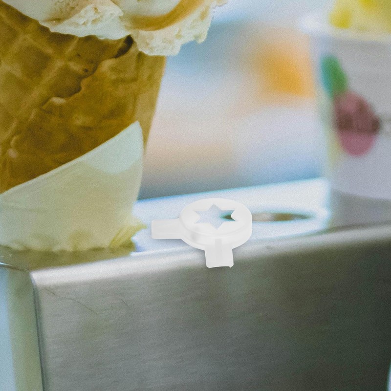Ciieeo1pc Ice Cream Machine Star Nozzles Soft Serve Ice Cream
