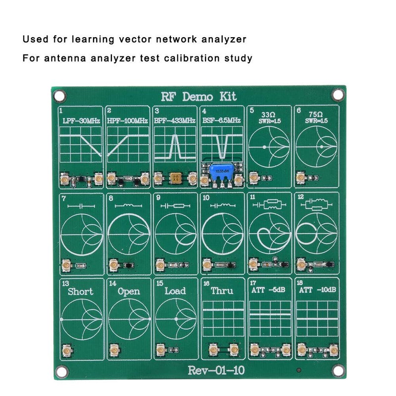 Frequency Test Board RF Demo Kit Card NanoVNA RF Test