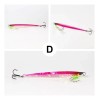 5 Pcs Jigs Luminosos 60g Señuelos Pescar Grante Lance Largo
