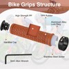 Rossivan Professional Bike Handlebar Grips, Mountain Bike Grips with Soft