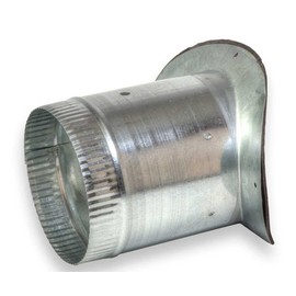 HVAC Premium Straight Saddle Stick on Take-off | Galvanized Sheet Metal Round Pipe At Takeoff | 4" Air Tight Saddle Take off 10"/12"/14" is Compatible with Duct 4"