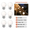 MZyoyo LED Night Light Bulb,E26 G45 G14 Base 1W Soft