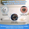 Dreyoo 10 Pcs Shower Faucet Handle Insert Compatible with Kohler,