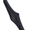 ZEMAN Semi-Rigid Wrappable Split Woven Sleeving Cord Protector Tubing, Self-Wrapping