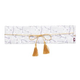 [倭物や Kaya] Kimono Obi - Belt - Autumn/Winter Series/Japanese Classical Kimono Sash 7JNP2307 Plum Tree WHITE