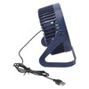Small Air Circulator Fan 2 Adjustable Speed Blue Portable Rechargeable