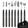 Tombow WS-EFL-H-08 Mono Drawing Pen Fineliner Line Width 08 Approx.