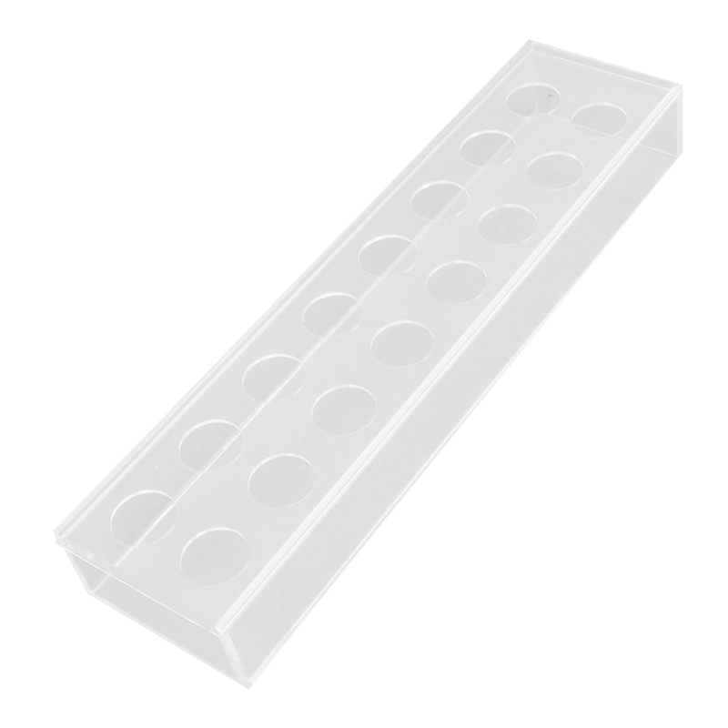Rectangular Floral Centerpiece Clear Acrylic Flower Vase for Dining Table