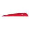 Gold Tip Vane 100CT 4-Inch Duravane Arrows, Red