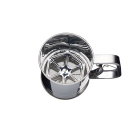 KitchenCraft Flour Sifter with Handle and Trigger, Stainless Steel, 3 Cup