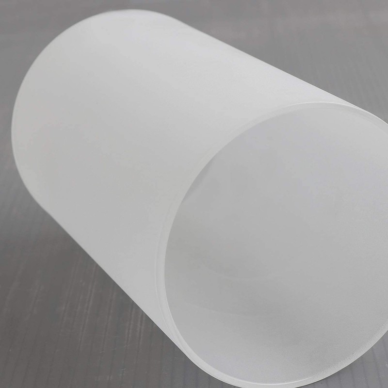 Voguad Frosted Glass Lamp Shade 2 Pack, Cylinder Glass Shade
