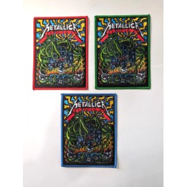 METALLICA "KTULU RISE" DIRTY DONNY Premium Woven Patch Heavy Metal Emblem Badge - BUNDLE