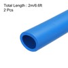 sourcing map 2pcs 3.3ft Pipe Insulation Tube 1 inch(25mm) ID