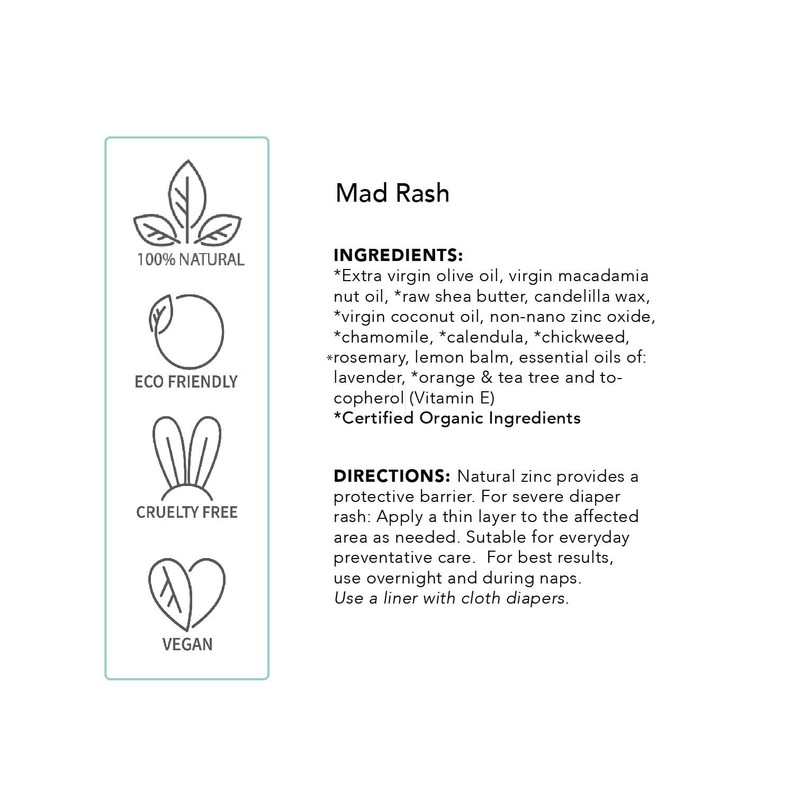 Mad Rash Diaper Balm with Zinc by Balm Baby –