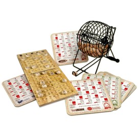 Front Porch Classics State Fair Bingo Deluxe Edition - Craftsmanship for an Authentic Retro-Style Experience - Intergenerational Fun for Friends and Family, 10x11x14 in