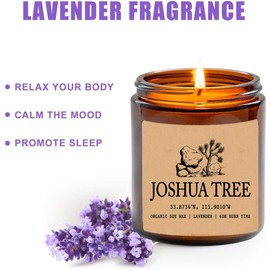 Joshua Tree - California Scented Candle - Organic Soy Wax - Gift for Her - Gift for Him - New Home Gifts - Birthday Gift for Friend - National Park Gifts - State Candles