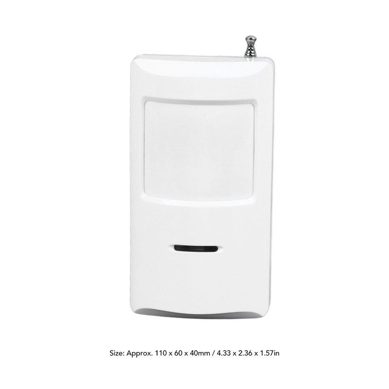 Infrared Intrusion Detector Wireless Wide Angle Long Distance IR Detection