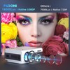 FUDONI Native 1080P WiFi Bluetooth Projector, Built-in Speaker, Portable