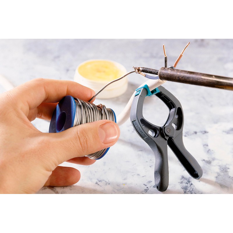 wolfcraft Mini 30 8653000 Spring Clamp Set, Versatile Allrounder -