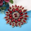 Crystal Glass Rhinestones Decoration, Crystal Flower Buttons Brooches for Wedding