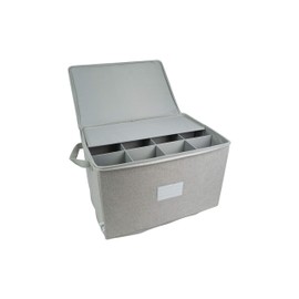 Hard Shell Wine Glass Stemware Storage China Storage Chest Containers