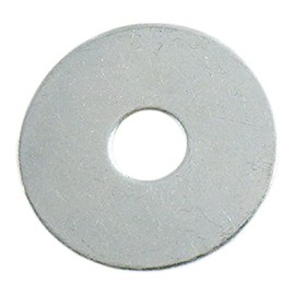 Merriway BH06118 (100 Pcs) Penny Repair Mudguard Fender Washer 25 mm Diameter x 5 mm Hole - Pack of 100 Pieces, Silver