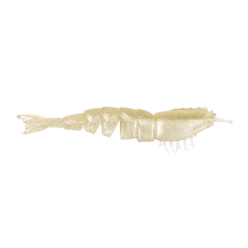 Z-Man EZSU-243PK4 Ez Shrimpz Unrigged 3.5" Greasy Prawn 4 Pack