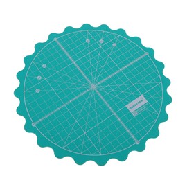 Gadpiparty 1pc Round Rotary Cutting Mat Fabric Mat for Quilting Sewing Craft Projects Non- Crafting for Enthusiasts Teachers Random Colors