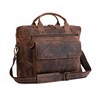Leather briefcase 16 Inch Laptop Messenger Bags for Men and