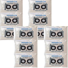 Checkered Flag Tire Balancing Beads 12oz, Case of 12-12oz Bags, 144oz Total Balance Beads for Semi Truck, Off-Road Vehicles, Tire Beads Include (12) Caps and Filtered Valve Cores