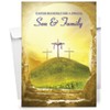 Son & Family Religious Easter Card - Christian Easter Card