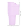 Cup Silicone Boot Sleeve with Pocket Chain Strap Flexible Soft