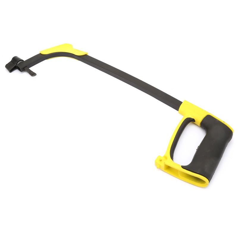 High Quality Stainless Steel Hacksaw Frame with Rubber Plastic Handle