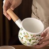 Shoxil Enamel Milk Pot – Small Sauce Pan with Butter