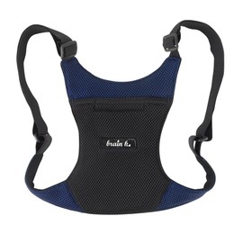 Brain Cool Vest [KB-106 Ice Back II (with Ice Pack), Color: Black x Navy, Japan Heatstroke Association Certified Product], Quick Drying Material, Double Russel, Coolmax, Ice Packs and Vaporization Heat Effects, Medium