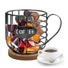 Sarini Coffee Pod Organizer Counter Coffee Capsule Holder Large Capacity