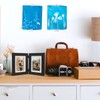 WISADD Horizontal 5X7 Picture Frames Double Hinged Wood Folding Photo