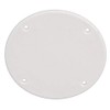 Seachoice Mounted Boat Plate Cover, Arctic White Finish, Up to