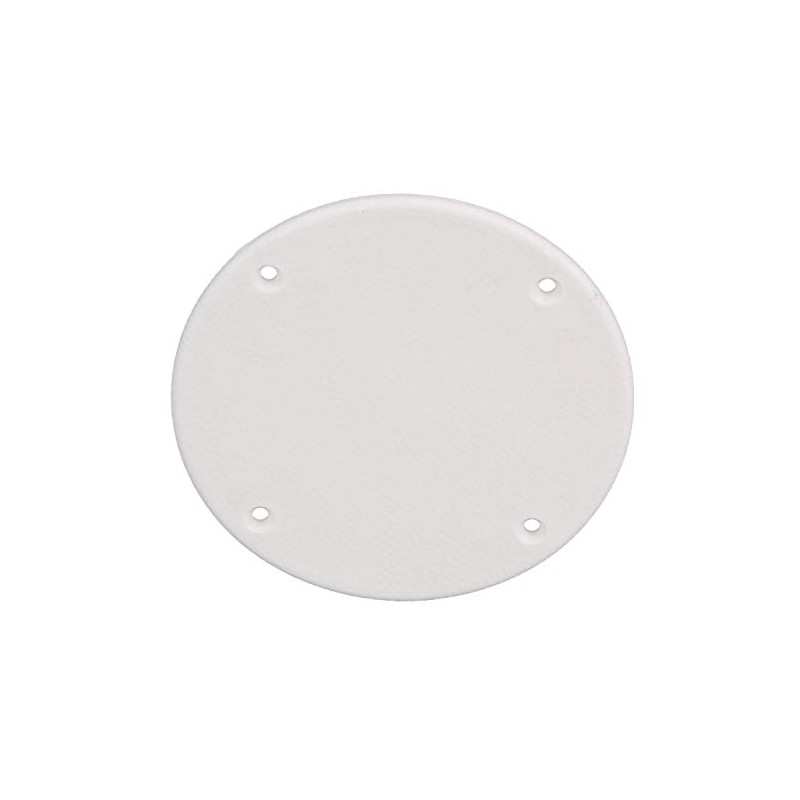 Seachoice Mounted Boat Plate Cover, Arctic White Finish, Up to